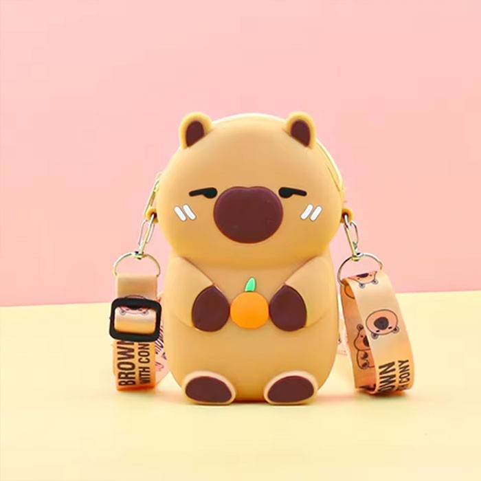 Kazura Capybara Τσαντάκι Ώμου 10x4,5x14cm