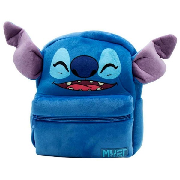 Stitch Τσάντα Πλάτης Λούτρινη 27x7x24cm