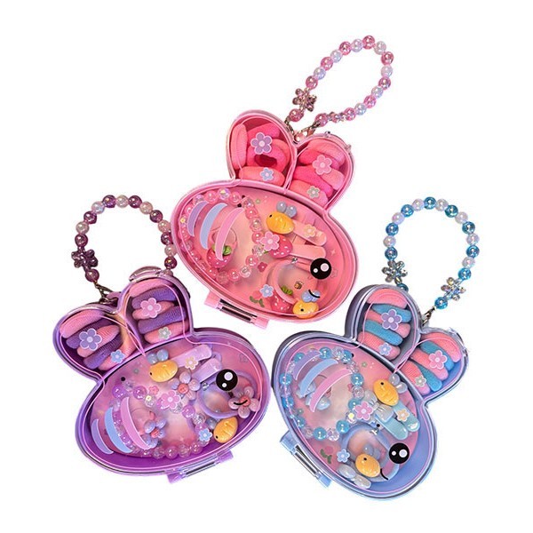 Bunny Accessory Κουτάκι Κοσμήματα Και Κοκαλάκια Μωβ