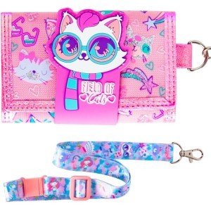 Cat Vest Wallet Τρίπτυχο Παιδικό Πορταφόλι Velcro
