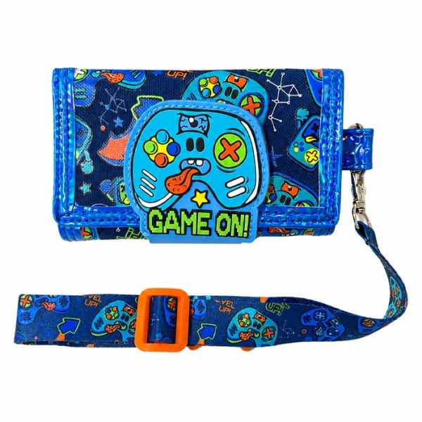 Game On Vest Wallet Τρίπτυχο Παιδικό Πορταφόλι Velcro