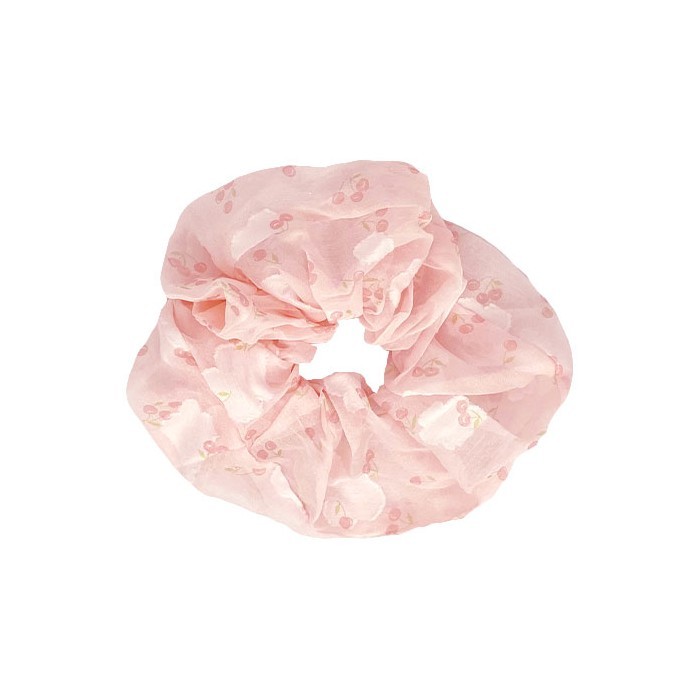 Scrunchies Λαστιχάκια Μαλλιών Με Κερασάκια