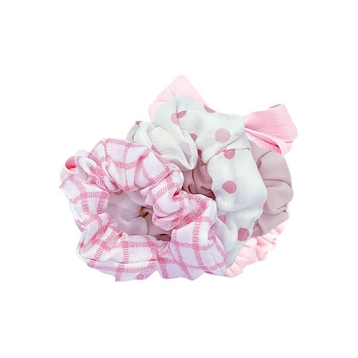 Hair Scrunchie Λαστιχάκια Μαλλιών Σετ 3 Τεμαχίων