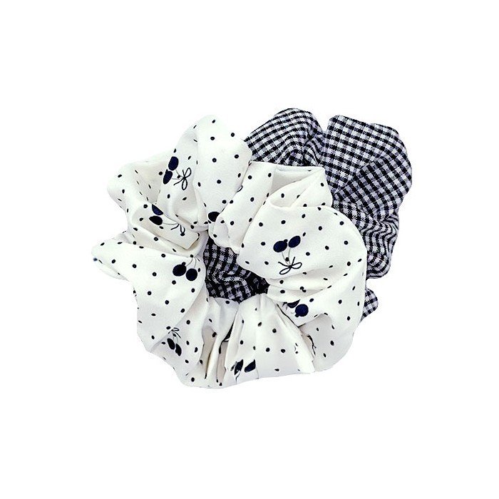 Cute Scrunchie Λαστιχάκι Μαλλιών Σετ 2 Τεμάχια