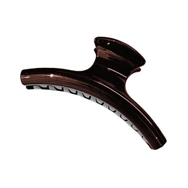 Mini Brown Claw Κλάμερ Μαλλιών Κοκάλινο Σκούρο Καφέ 11,5cm