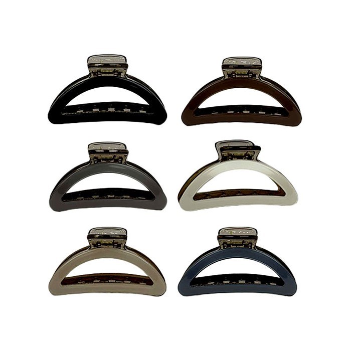 Half Moon Κλάμερ Μαλλιών Κοκάλινο Μισοφέγγαρο 8,5cm