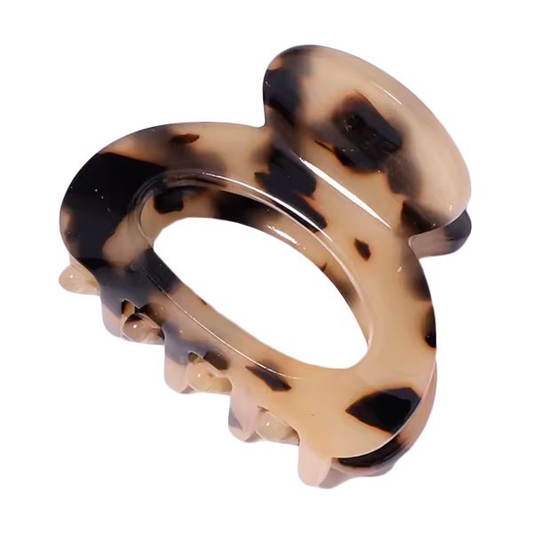 Oval Mini Hair Clip Κλάμερ Μαλλιών Κοκάλινο Μικρό Οβάλ 4,5cm