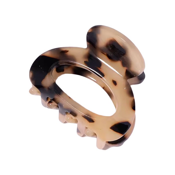 Oval Mini Hair Clip Κλάμερ Μαλλιών Κοκάλινο Μικρό Οβάλ 4,5cm