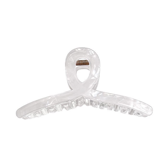 Crystal Clip Κλάμερ Μαλλιών Κρύσταλος Κοκάλινο 13cm