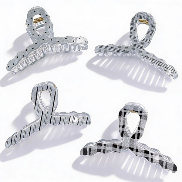 Wavy Claw Κλάμερ Κοκάλινο Στρογγυλή Λαβή Κυμματιστό 11cm Βούλες