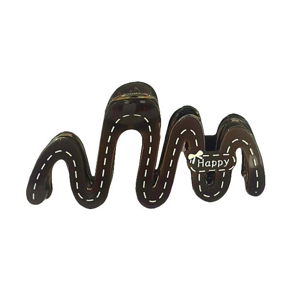 Little Wave Clip Κλάμερ Μαλλιών Κύμμα Γαλάζιο Κοκάλινο 10,5cm