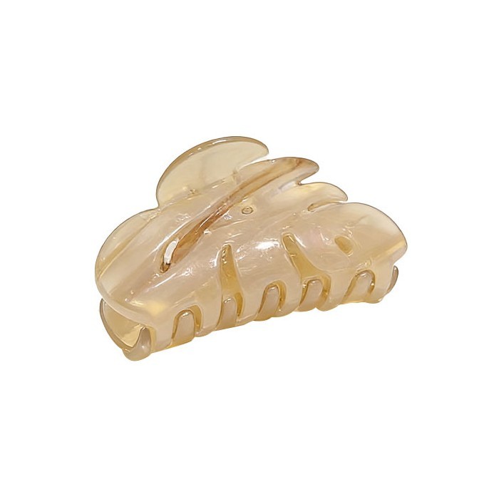 Leaf Clip Κλάμερ Μαλλιών Κοκάλινο Φύλλο 9cm