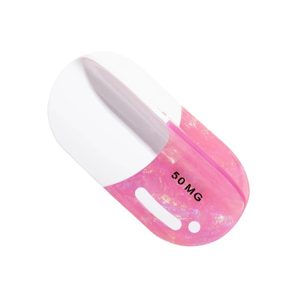 Pill Hair Claw Κλάμερ Μαλλιών Κοκάλινο Χάπι  8,5cm