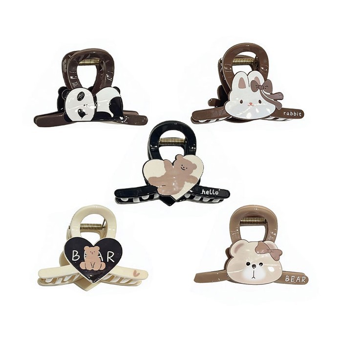 Zoo Κλάμερ Μαλλιών Κοκάλινο 