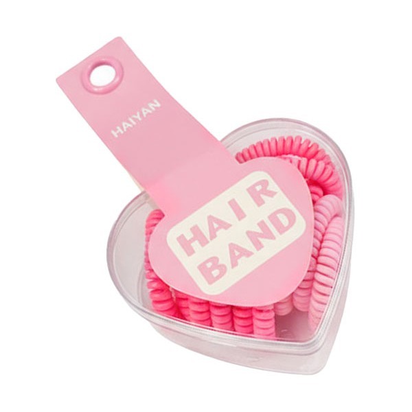 Rainbow Heart Κουτάκι Χρωματιστά Λαστιχάκια Σετ 13 Τεμάχια Πράσινο