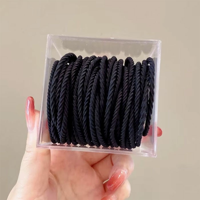Elastic Hair Κουτάκι Σετ 30τεμ Nude Λαστιχάκια Μαλλιών 