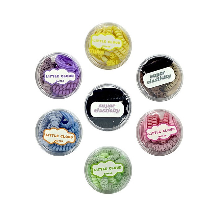Little Cloud Κουτάκι Χρωματιστά Λαστιχάκια Σετ 10 Τεμάχια