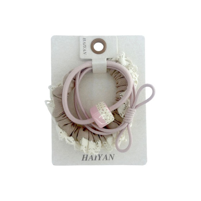 HAIYAN Bied Bands Λαστιχάκια Μαλλιών Με Χάντρες