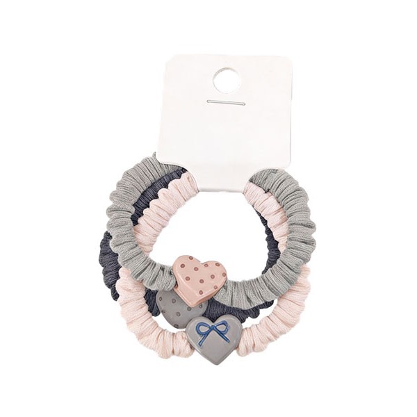 Mini Hearts Λαστιχάκια Μαλλιών