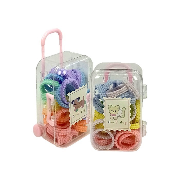 Haiyan Κουτάκι Βαλιτσάκι Με Λαστιχάκια Πολύχρωμα 