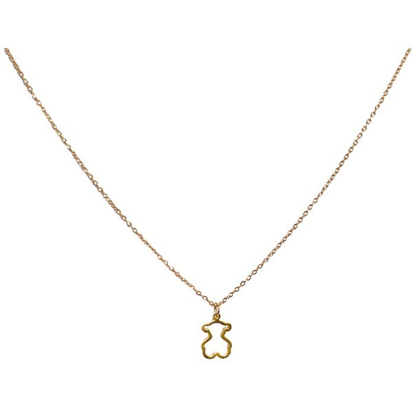 Tous Παιδικό Κολιέ Αλυσίδας 45cm Χρυσό Με Αρκουδάκι