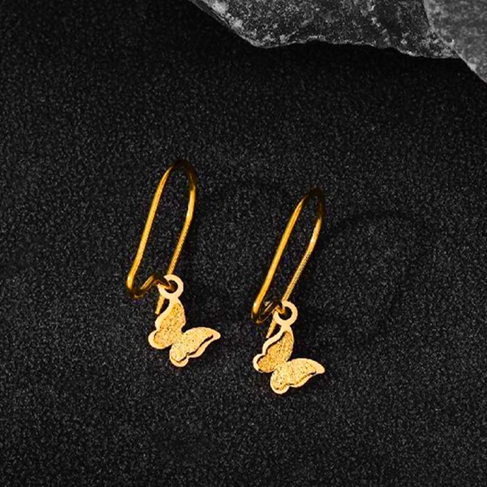 Papilio Παιδικά Σκουλαρίκια Χρυσά Πεταλούδες