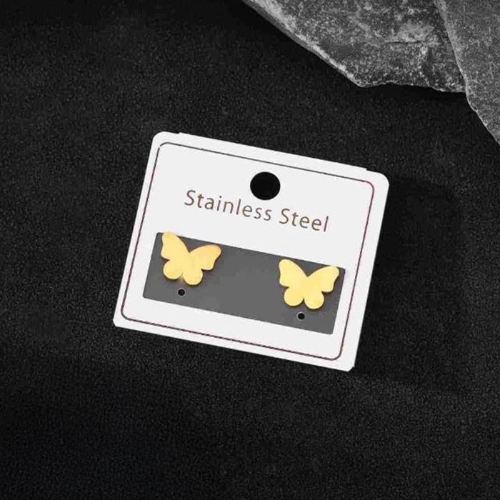 Fly Παιδικά Σκουλαρίκια Χρυσές Πεταλούδες