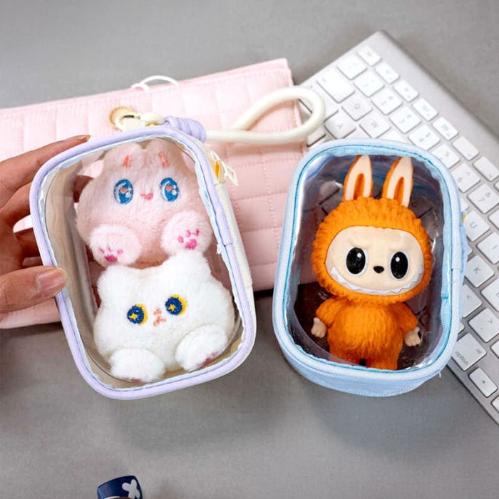 Girls Bag Παιδικό Διάφανο Τσαντάκι Μπρελόκ