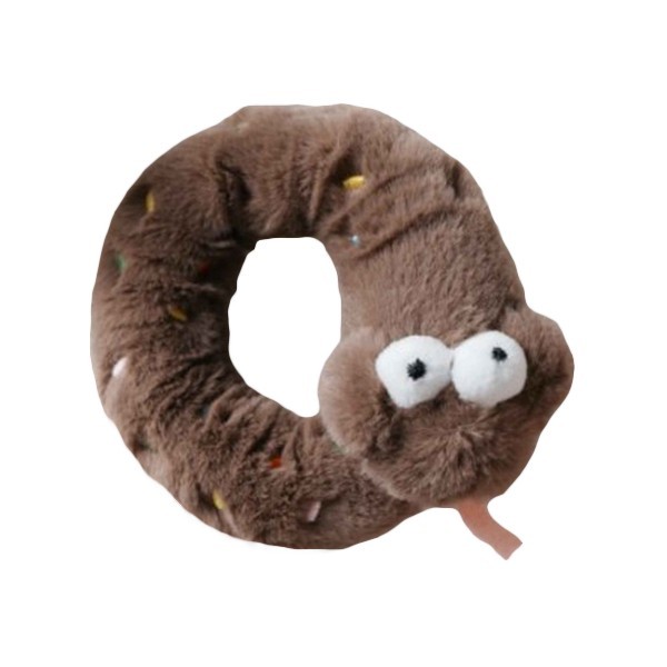 Logaloga Λούτρινο Μπρελόκ Διακοσμητικό Τσάντας Φίδι Μωβ