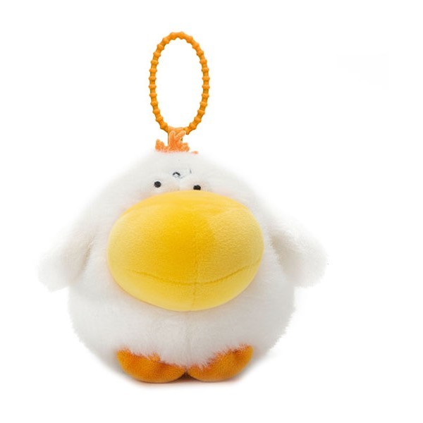 Logaloga Pocket Friends Λούτρινο Διακοσμητικό Τσάντας Παπάκι