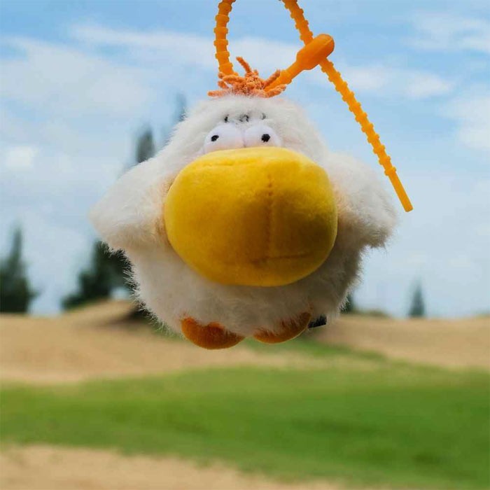 Logaloga Pocket Friends Λούτρινο Διακοσμητικό Τσάντας Παπάκι