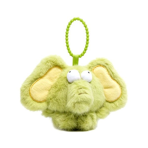 Logaloga Pocket Friends Λούτρινο Διακοσμητικό Τσάντας Ελέφαντας