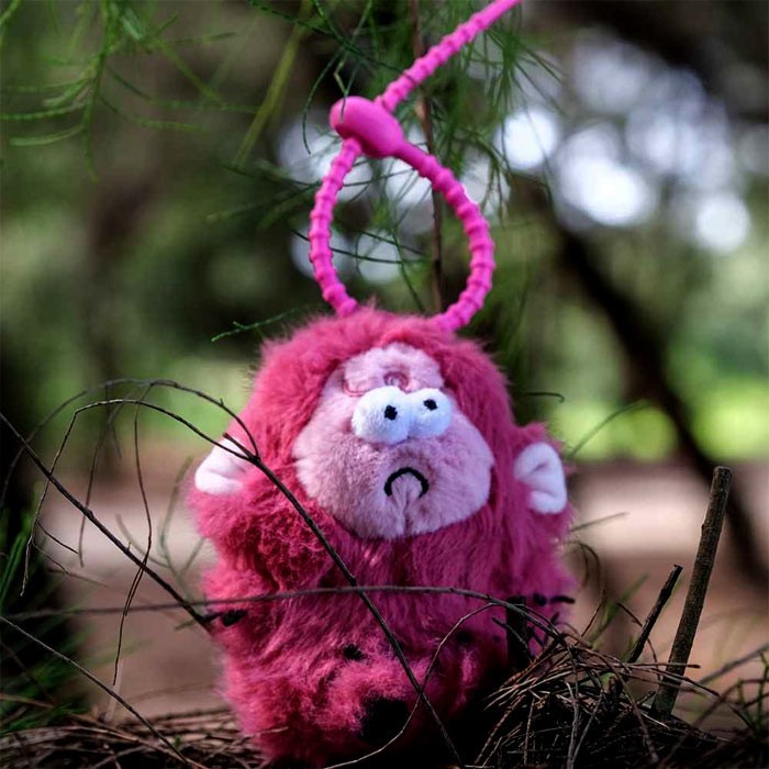 Logaloga Pocket Friends Λούτρινο Διακοσμητικό Τσάντας Γορίλας