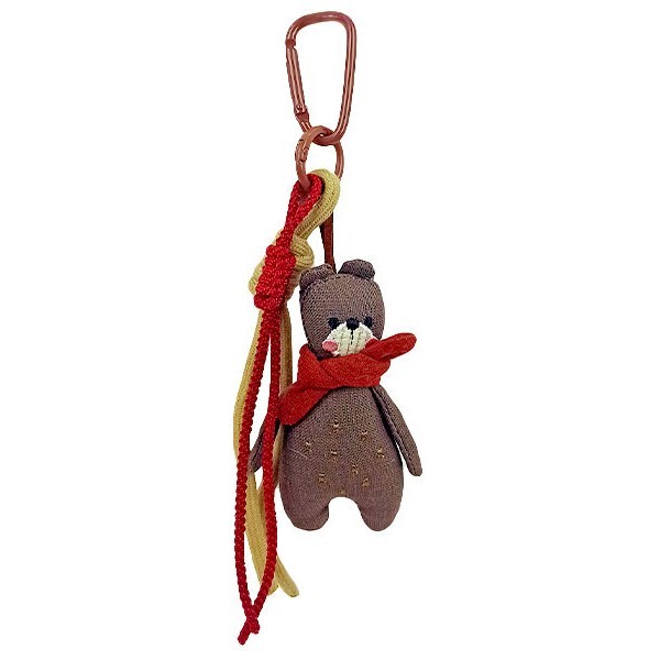 Grey Bear Διακοσμητικό Τσάντας Με Μπρελόκ