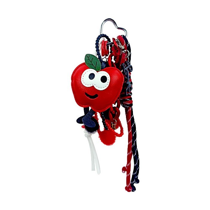 Apple Διακοσμητικό Τσάντας Με Μπρελόκ, Σχοινάκια Και Χάντρες Μήλο
