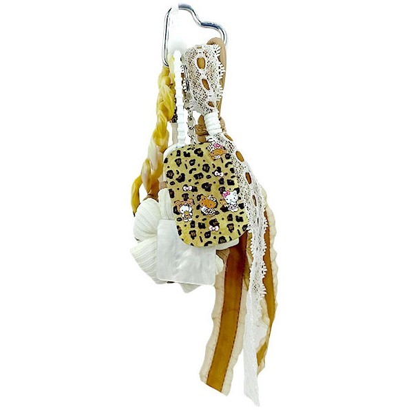 Hello Kitty Διακοσμητικό Τσάντας Με Μπρελόκ, Σχοινάκια Και Χάντρες 