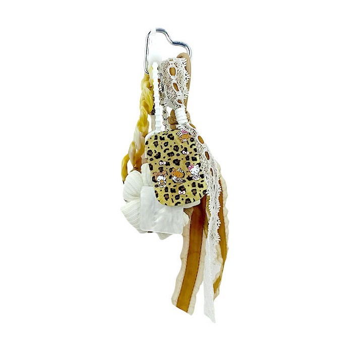 Hello Kitty Διακοσμητικό Τσάντας Με Μπρελόκ, Σχοινάκια Και Χάντρες 