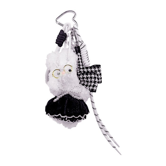 Sheep Διακοσμητικό Τσάντας Με Μπρελόκ, Σχοινάκια Και Χάντρες Προβατάκι