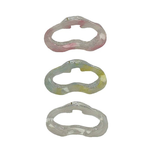 CHAWAII Mini Cloud Κλάμερ Μαλλιών Τιρκουάζ Κοκάλινο 9,5cm