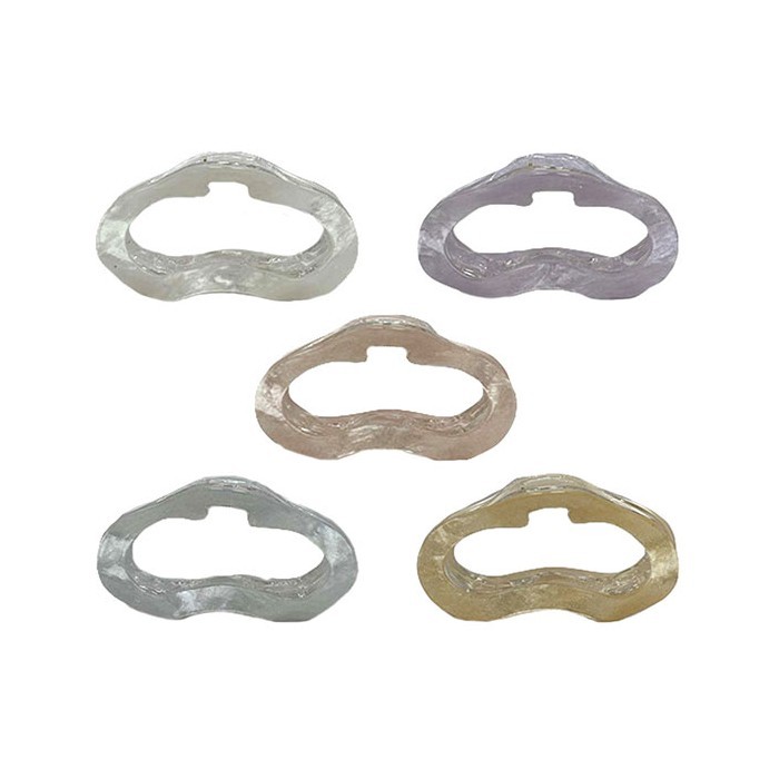 CHAWAII Crystal Κλάμερ Μαλλιών Κοκάλινο 9,5cm