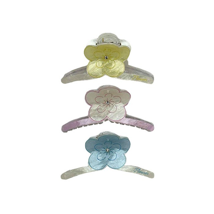 Monglen Flower Κλάμερ Μαλλιών Λουλούδι 11cm