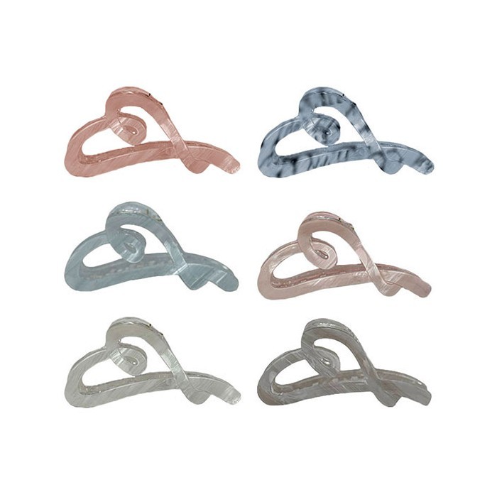 CHAWAII Heart Κλάμερ Μαλλιών Καρδιά 12cm