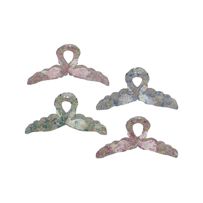 Monglen Floral Κλάμερ Μαλλιών Φλοράλ 11cm