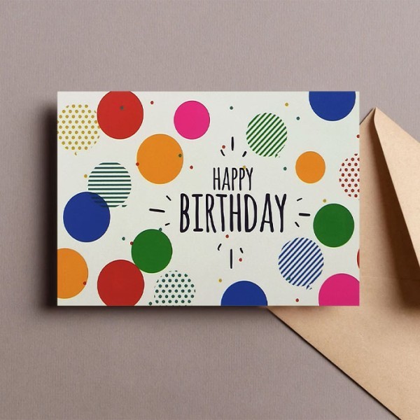 Happy Κάρτα Γενεθλίων 10×15cm