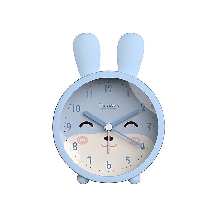 Rabbit Clock Αθόρυβο Ξυπνητήρι Σιλικόνης Λαγουδάκι