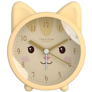 Kitty Αθόρυβο Ξυπνητήρι Σιλικόνης Γατούλα