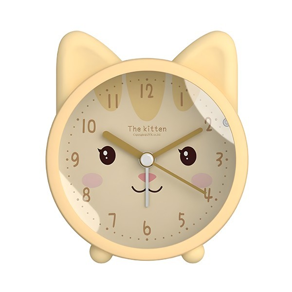 Kitty Αθόρυβο Ξυπνητήρι Σιλικόνης Γατούλα