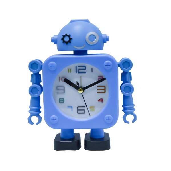 Robot Ρολόι Ξυπνητήρι 13x15cm Μπλε