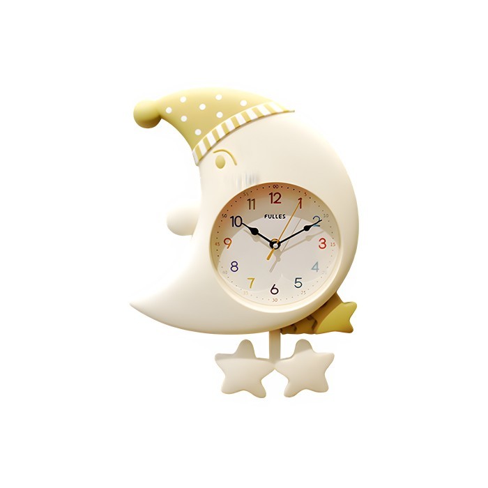Moon&Back Ρολόι Τοίχου Φεγγάρι