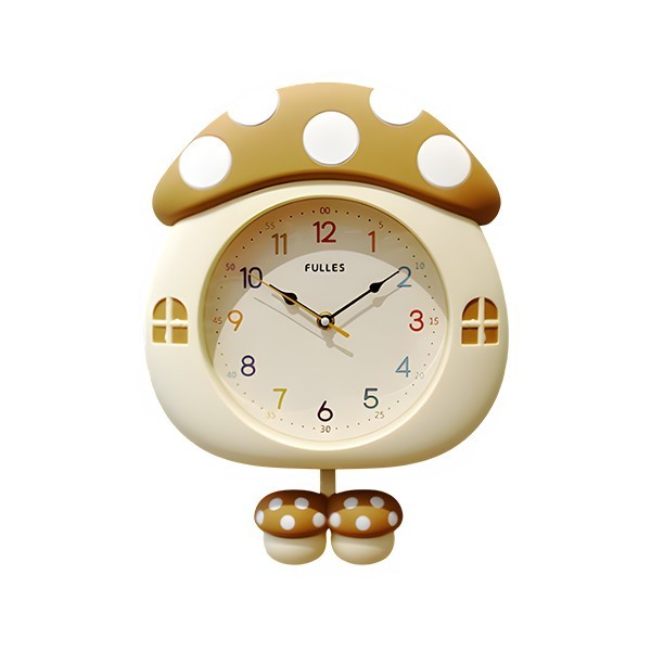 Mushroom Ρολόι Τοίχου Μανιτάρι 